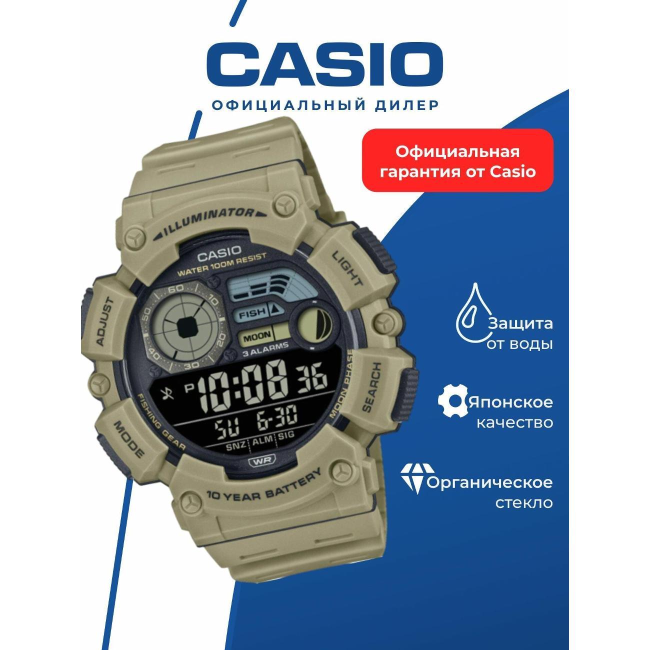 Часы наручные Casio WS-1500H-5B фото