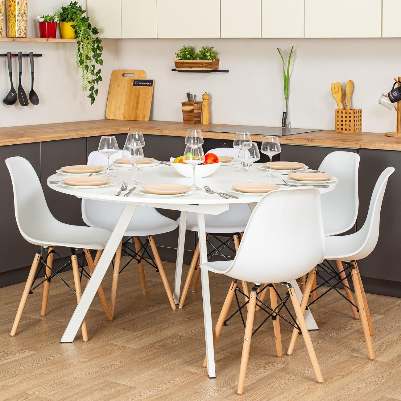 Стол обеденный Домотека Вита К-3 Бел 95 Бел