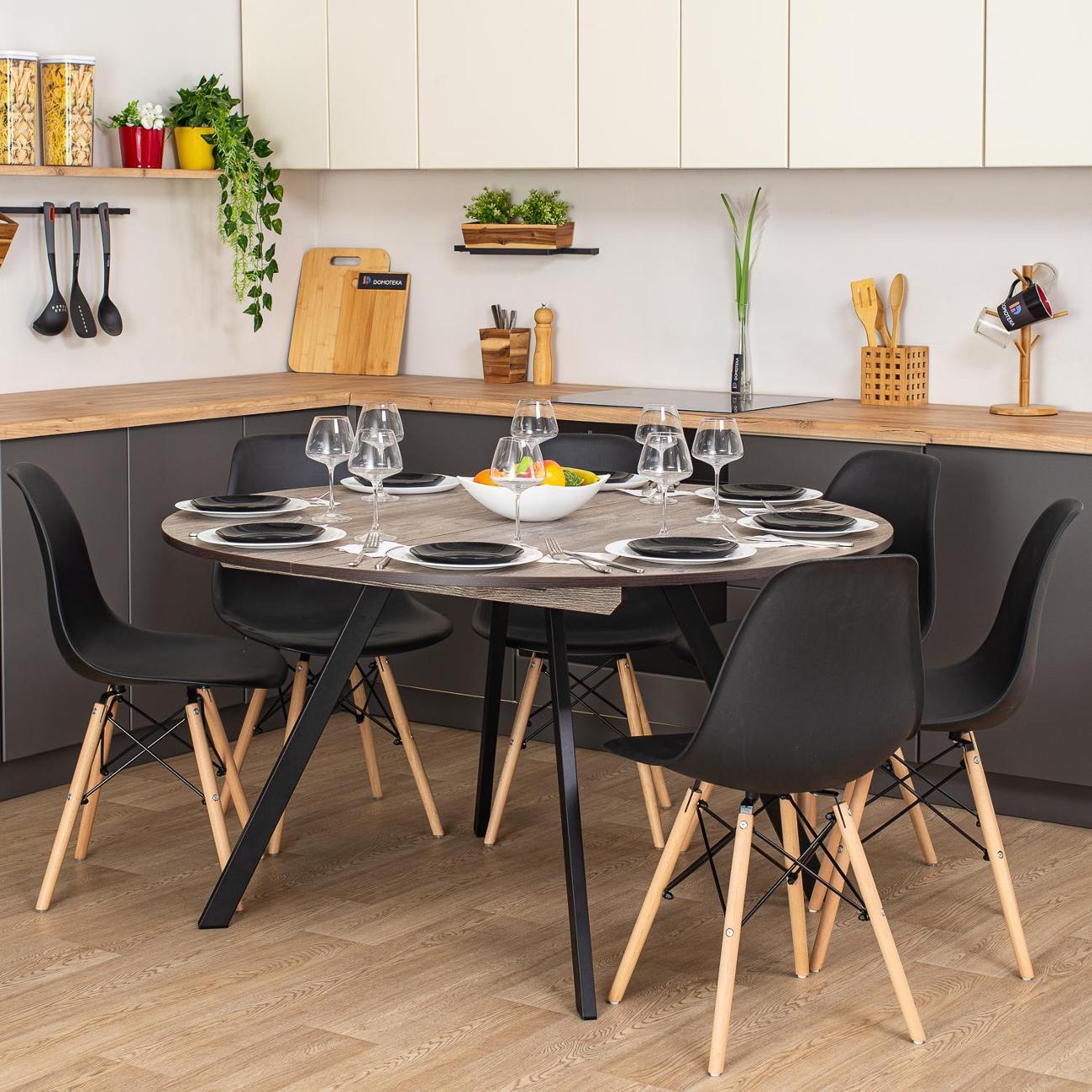 Стол обеденный Домотека Вита К-3 ОТ 95 ЧР