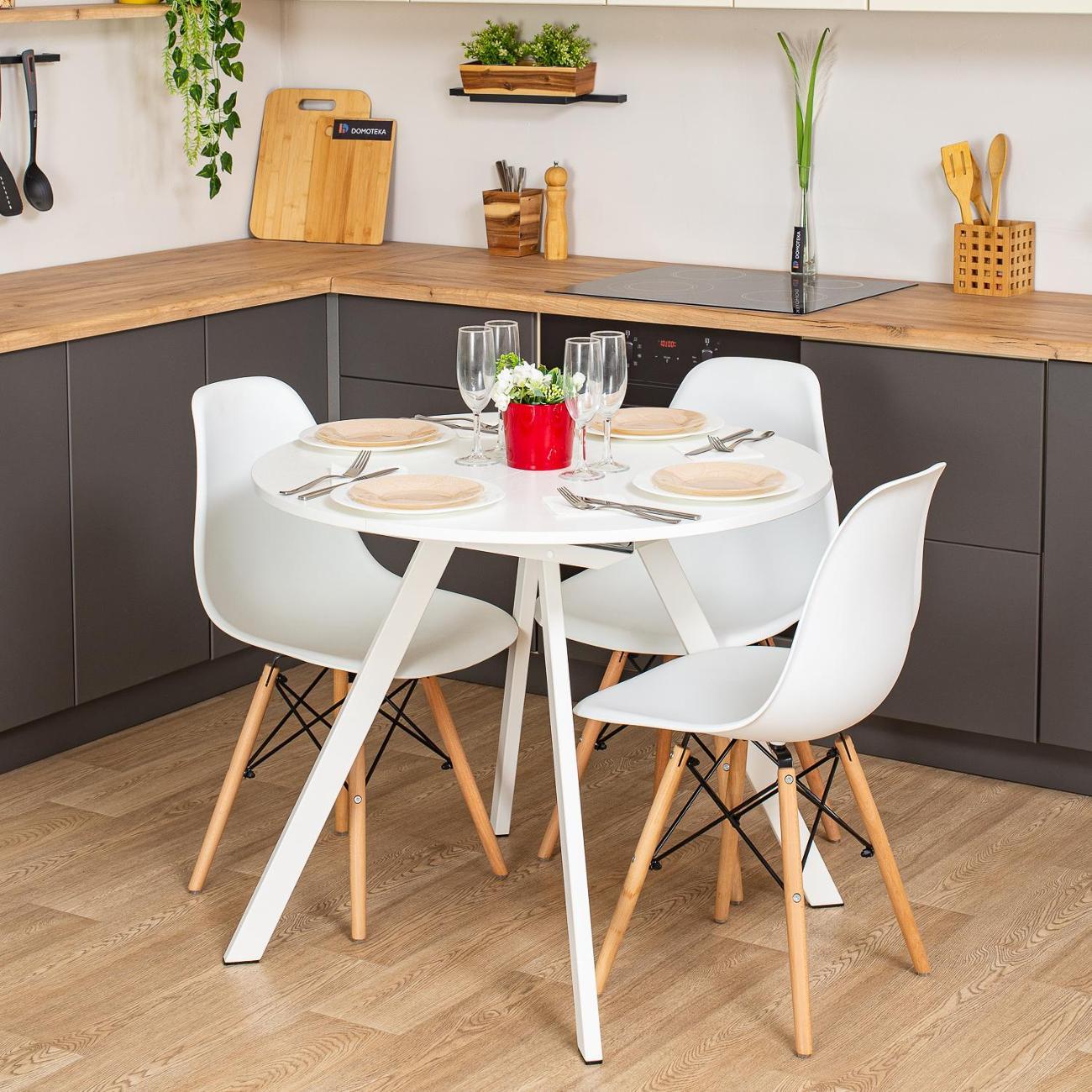 Стол обеденный Домотека Вита К-100 Бел 95