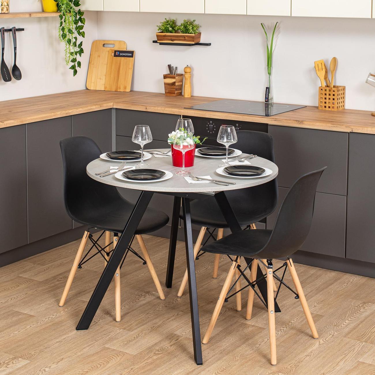 Стол обеденный Домотека Вита К-100 СБ 95 ЧР