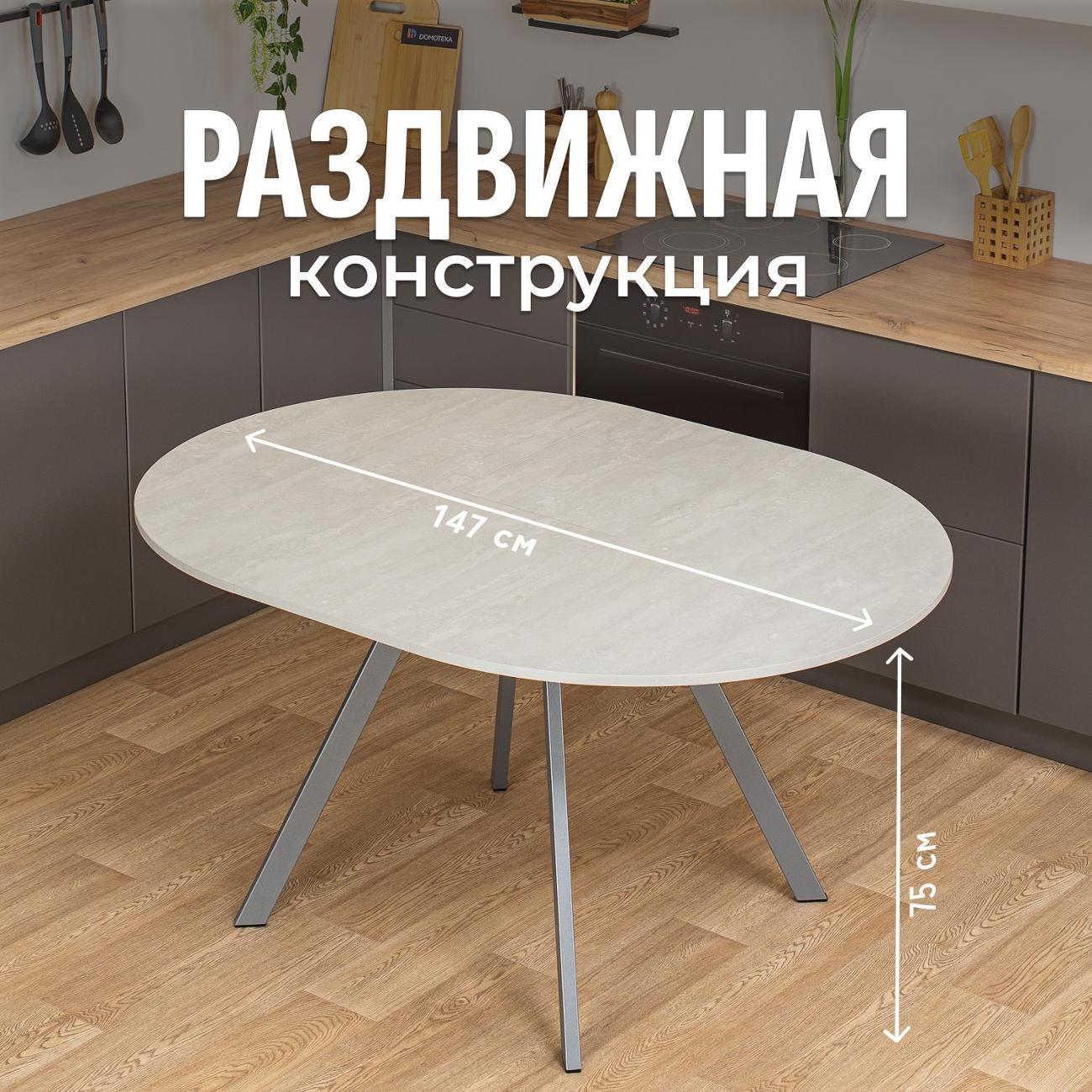 Стол обеденный Домотека Вита К-1 СБ 95 СР