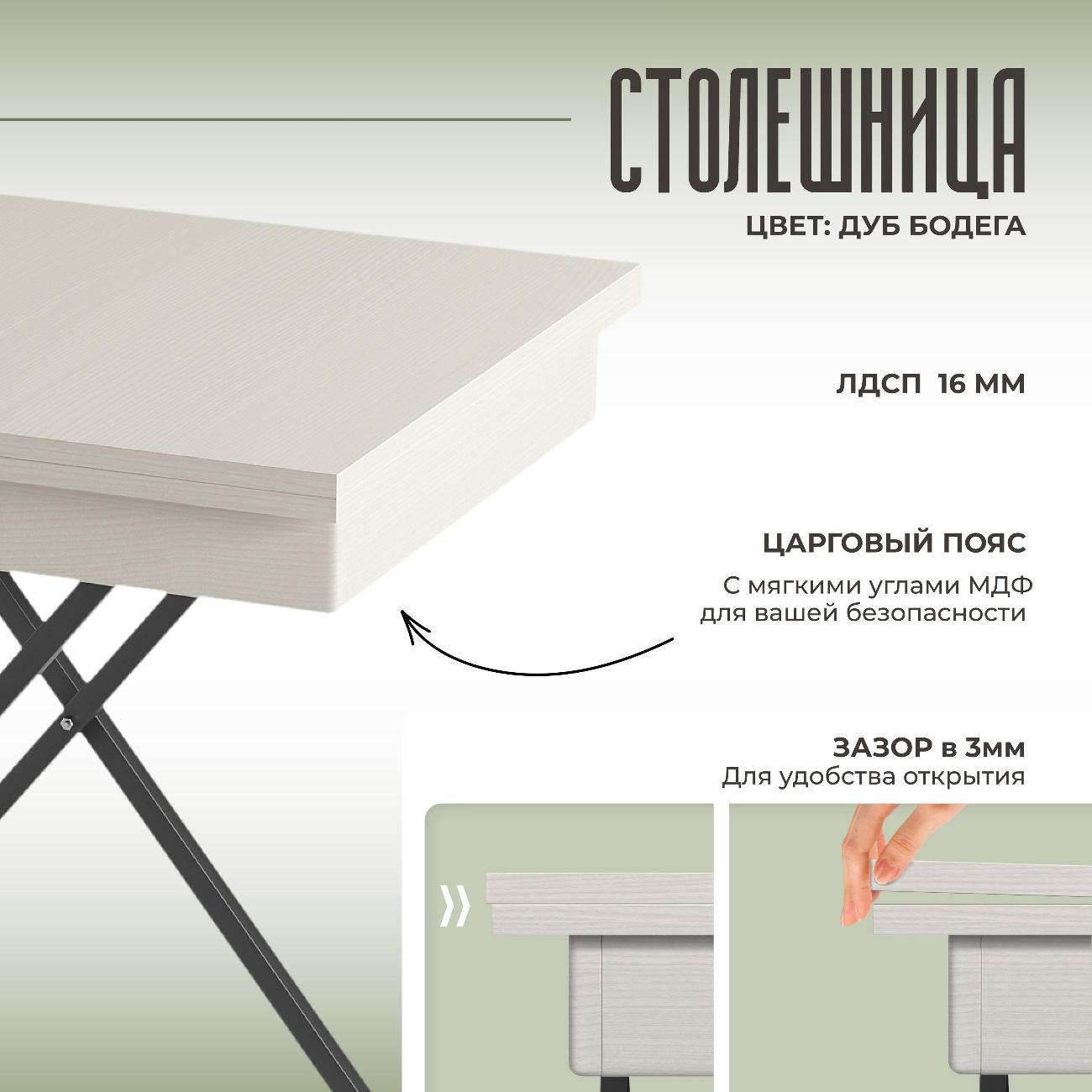 Стол-трансформер Ami Лофт журнальный бодега