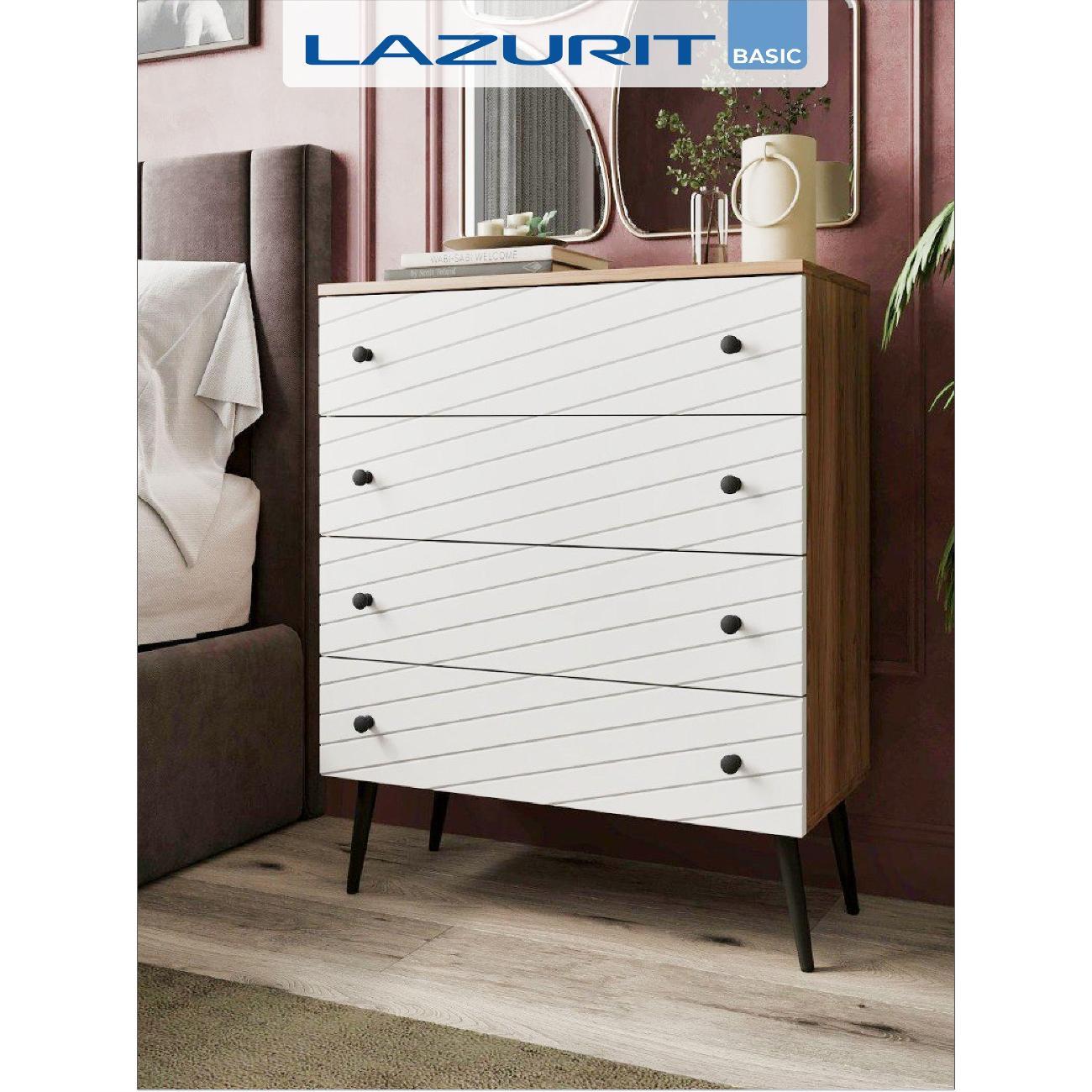 Комод LAZURIT мебель Elysian белый