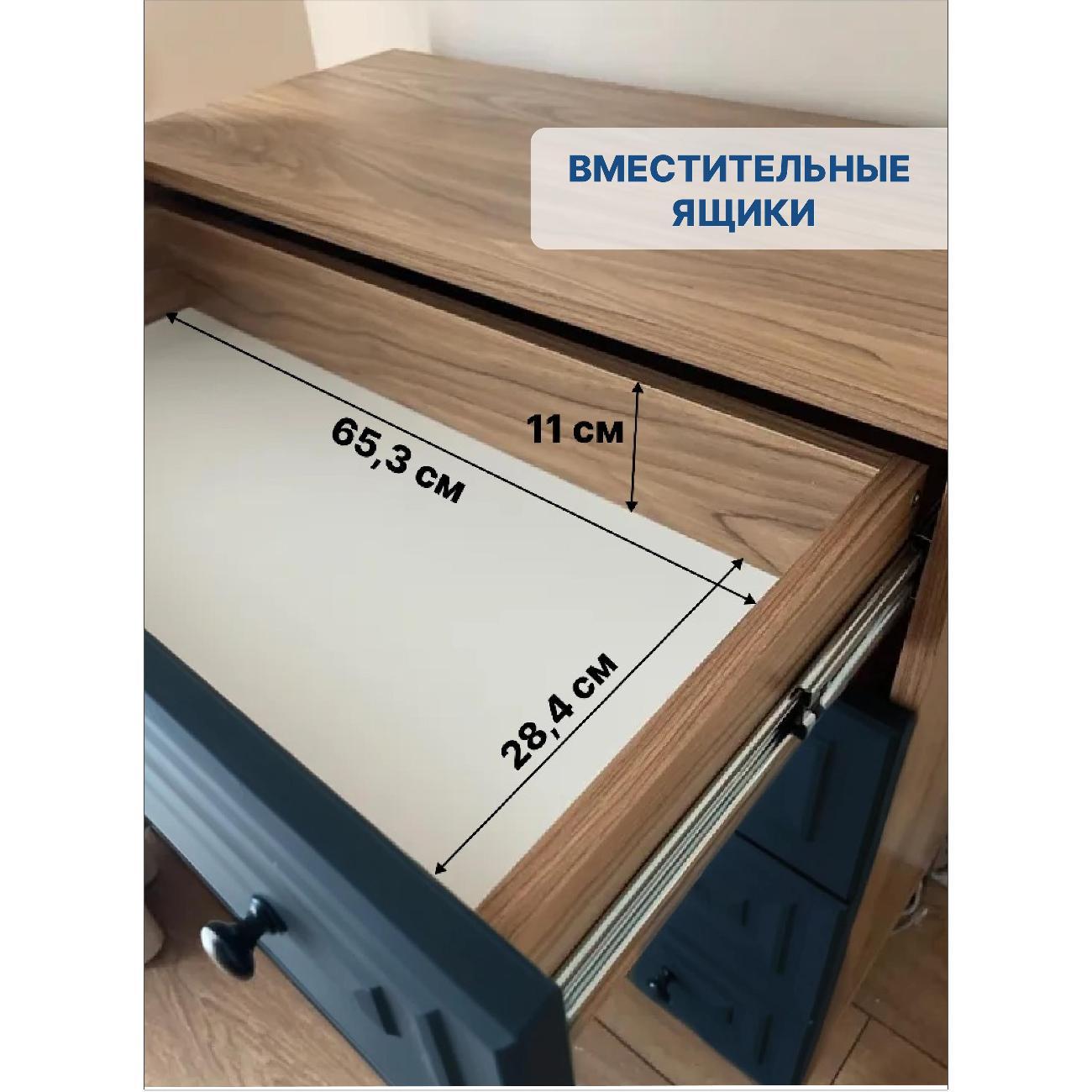 Комод LAZURIT мебель Artnuvo синий