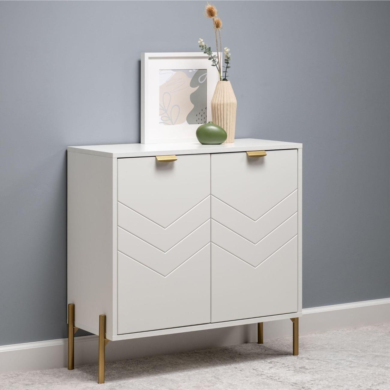 Комод Logium Венеция 16.229.02, Белый PE шагрень, белая шагрень 4101 ПВХ