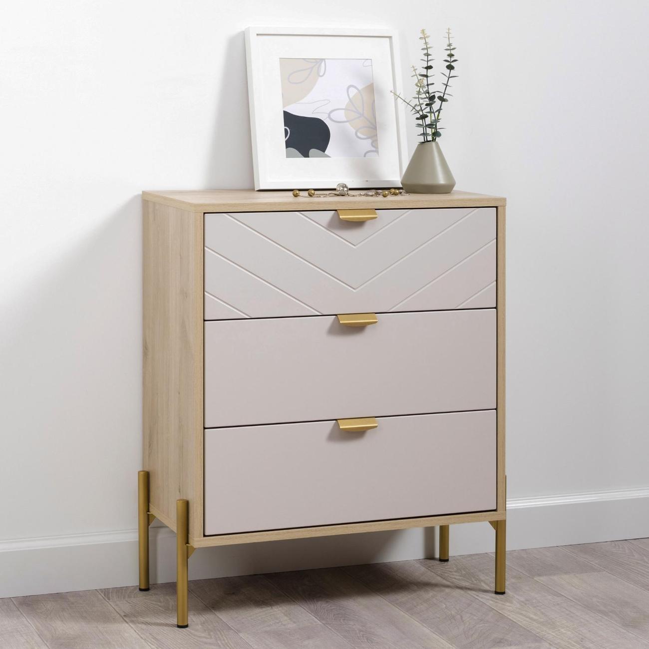 Комод Logium Венеция 16.229.03, Дуб Белый exclusive OW D4430,