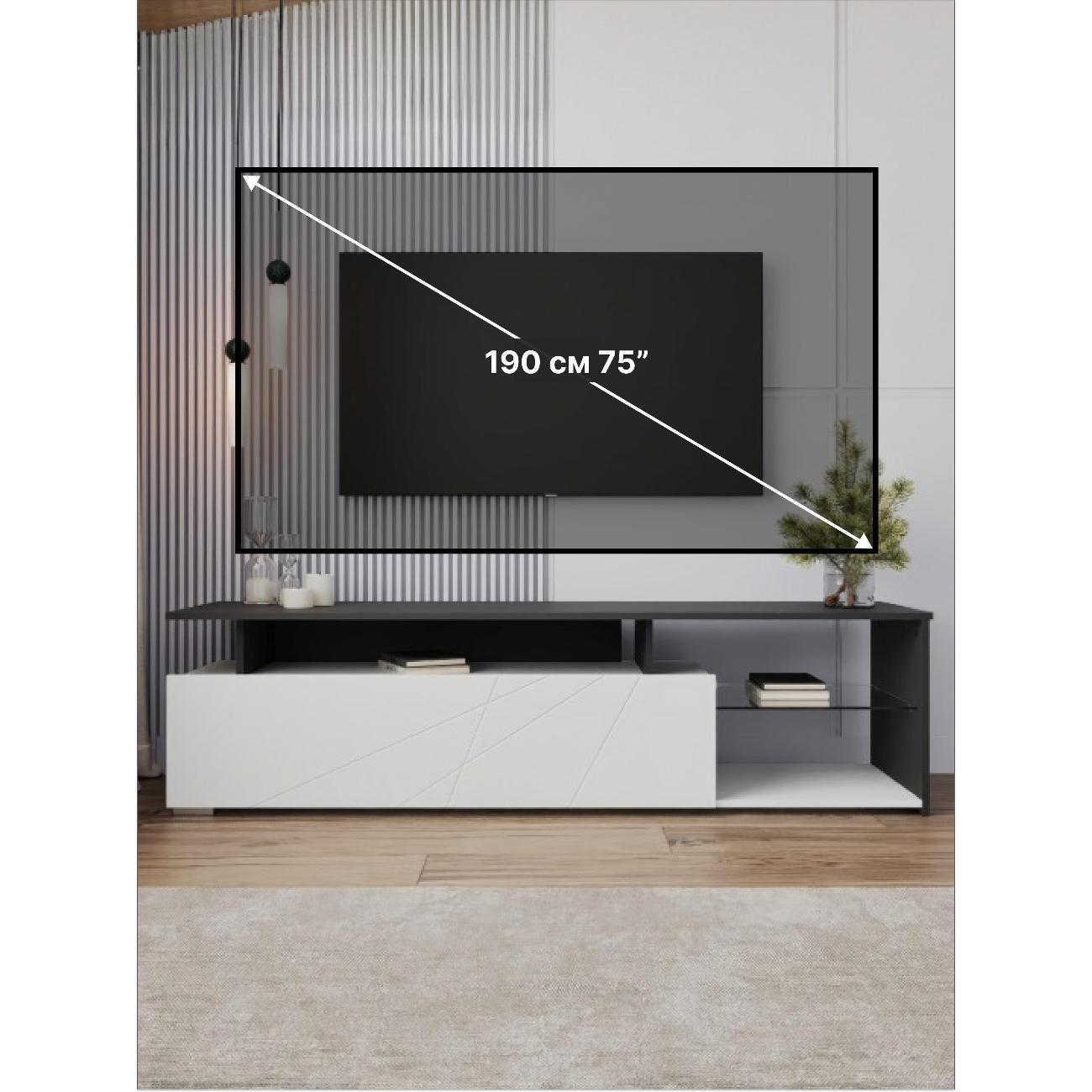 Тумба под телевизор LAZURIT мебель км0314.01.у