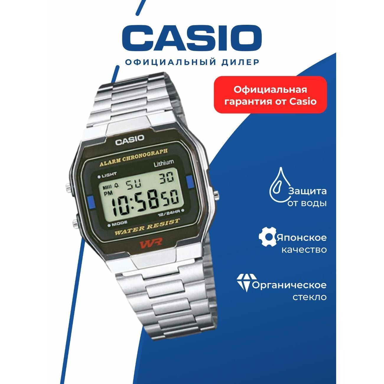 Часы наручные Casio A-163WA-1 фото