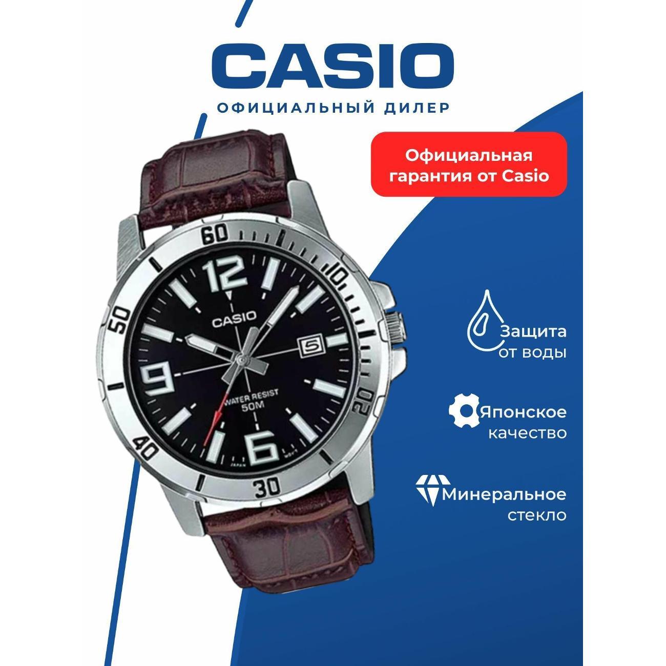 Часы наручные Casio MTP-VD01L-1B фото