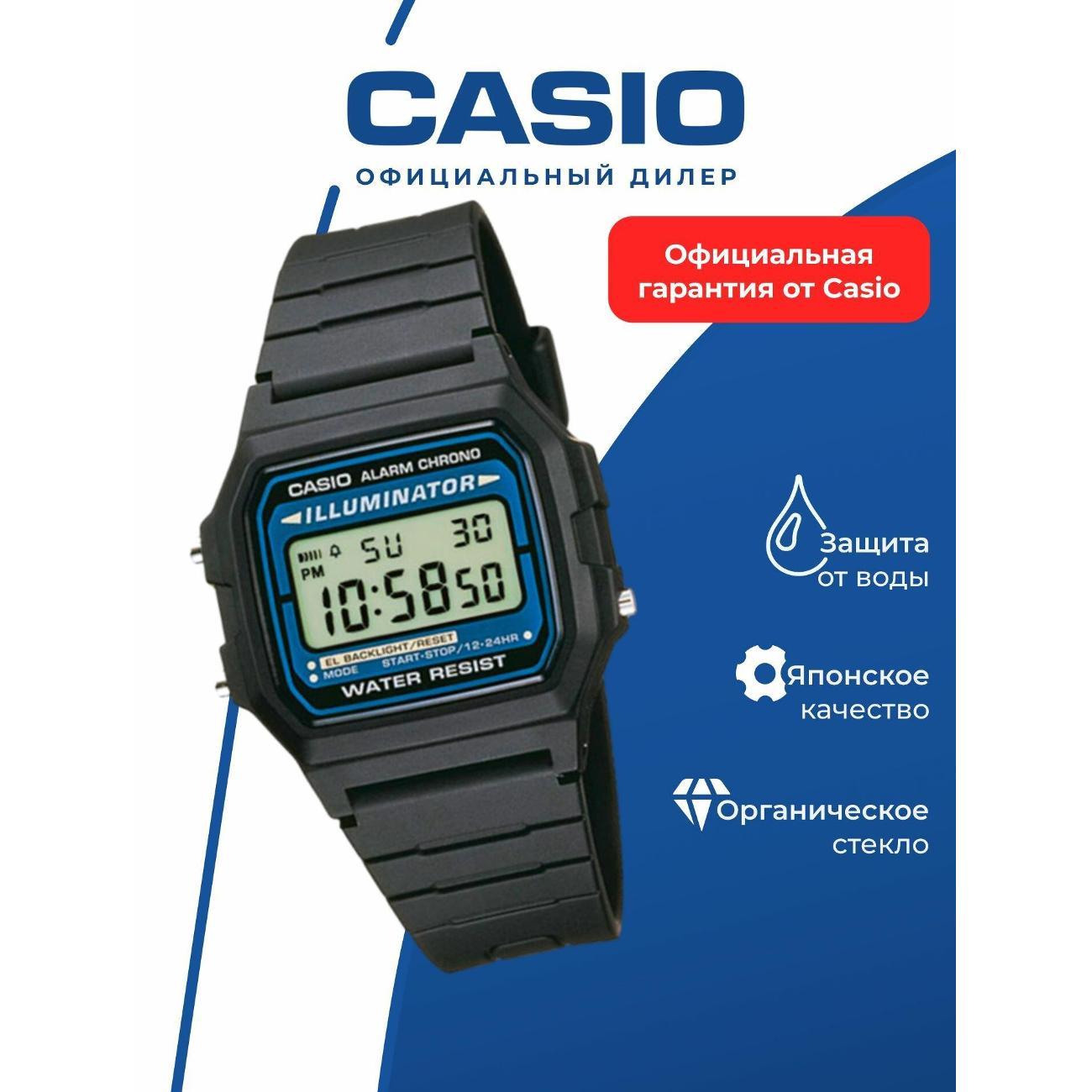 Часы наручные Casio F-105W-1A