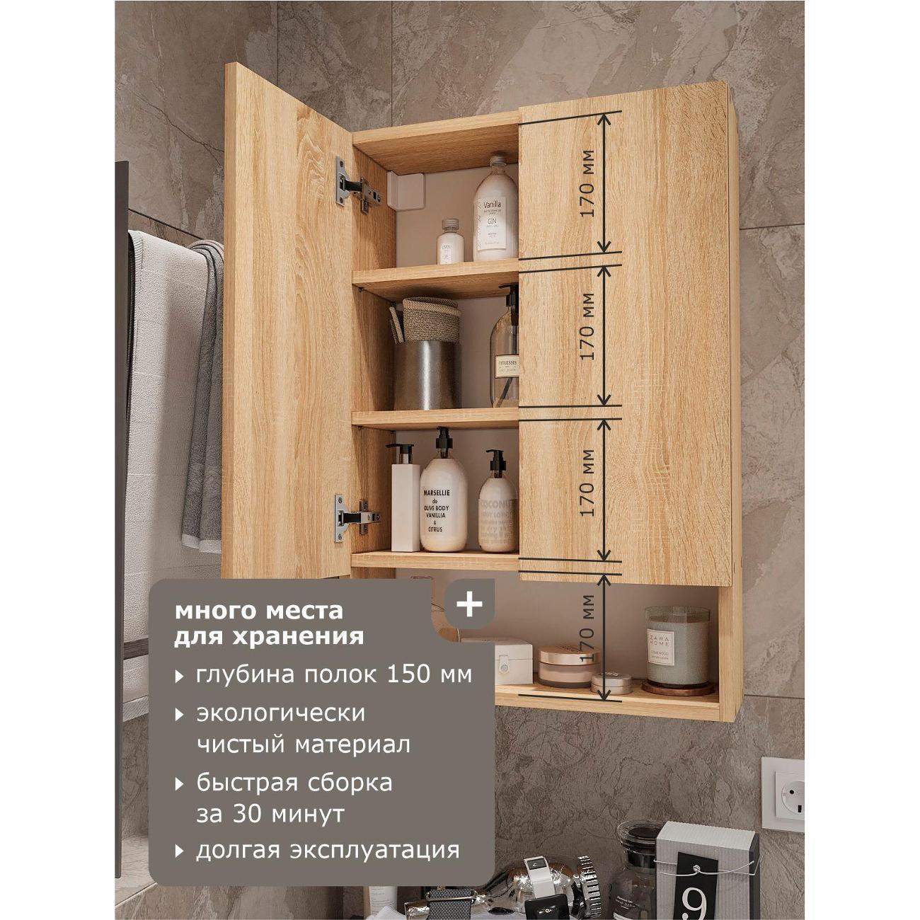 Шкаф ИКОНТУМ Порядок дуб сонома