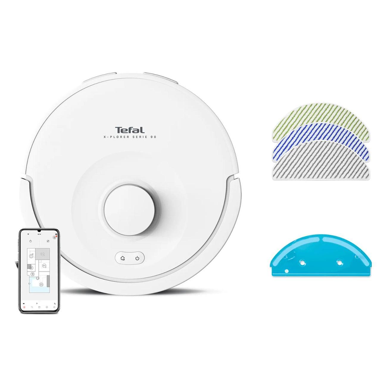 Робот-пылесос Tefal X-PLORER Serie 90 Animal Allergy (RG8777WH)