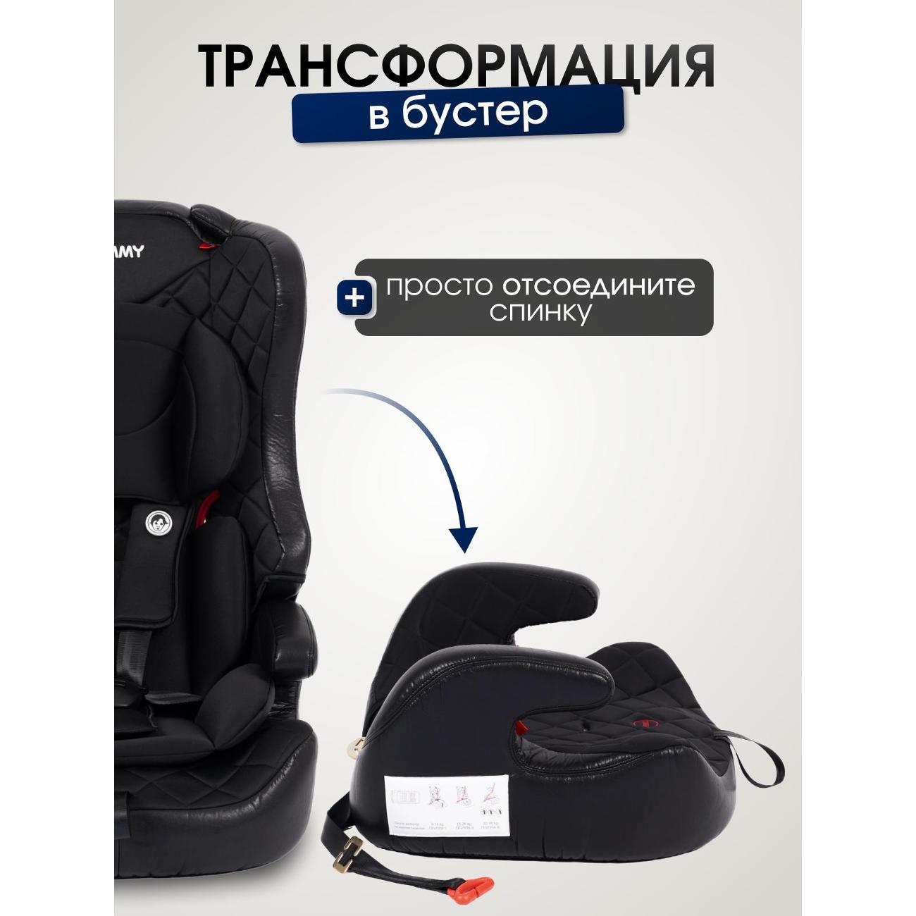 Детское автокресло TOMMY Olymp HB816 черный