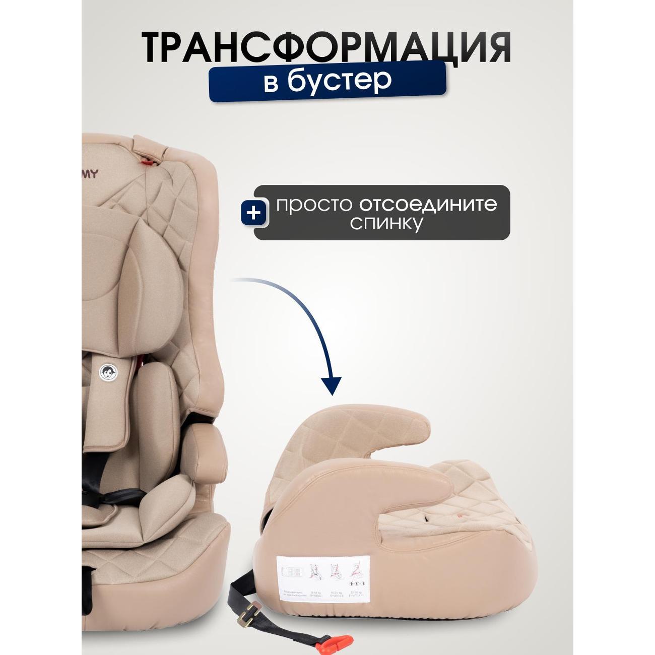 Детское автокресло TOMMY Olymp HB816 бежевый
