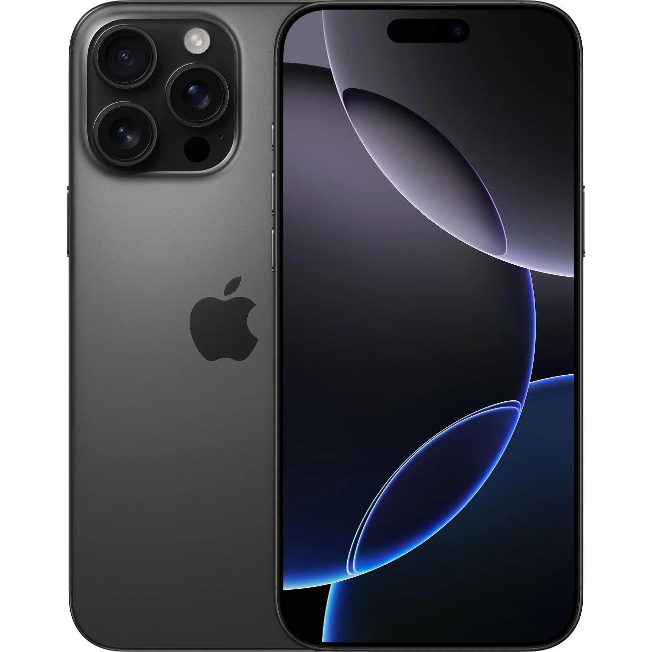 Смартфон Apple iPhone 16 Pro 256Gb черный титан eSIM(без RuStore)