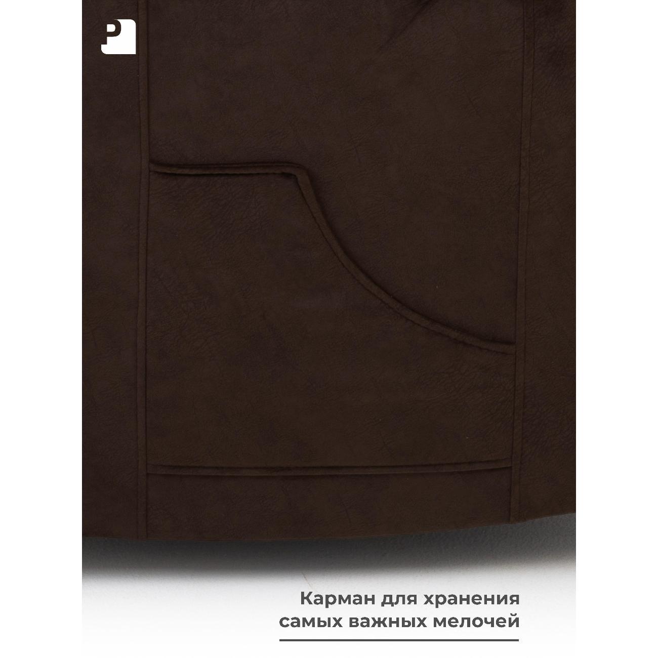 Кресло реклайнер PEREVALOV BONA электрический двухмоторный, велюр коричневый