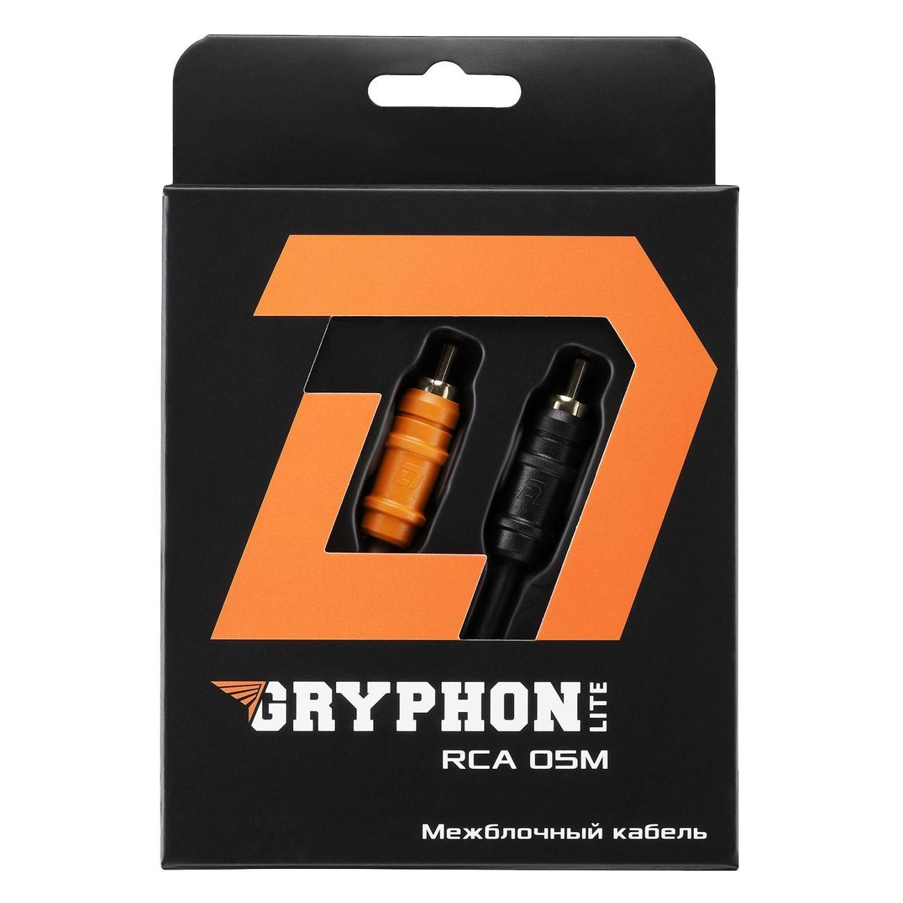 Кабель для автоакустики DL Audio Gryphon Lite RCA 0.5M