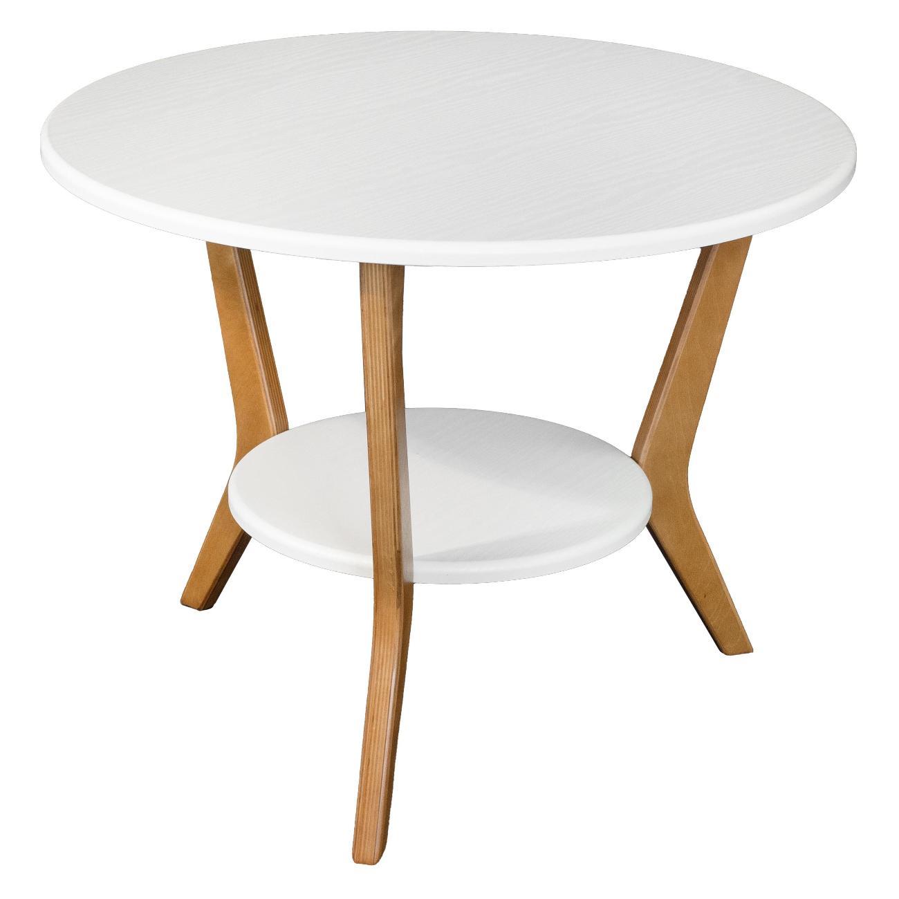 Стол Мебелик BeautyStyle 13 белый/бук фото