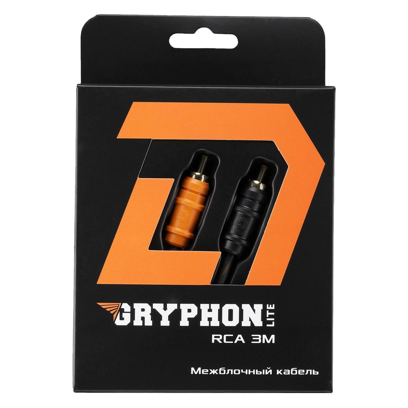 Кабель для автоакустики DL Audio Gryphon Lite RCA 3M