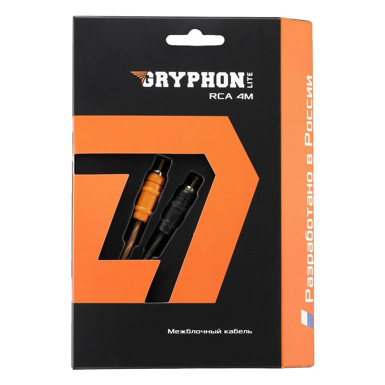 Кабель для автоакустики DL Audio Gryphon Lite RCA 4M