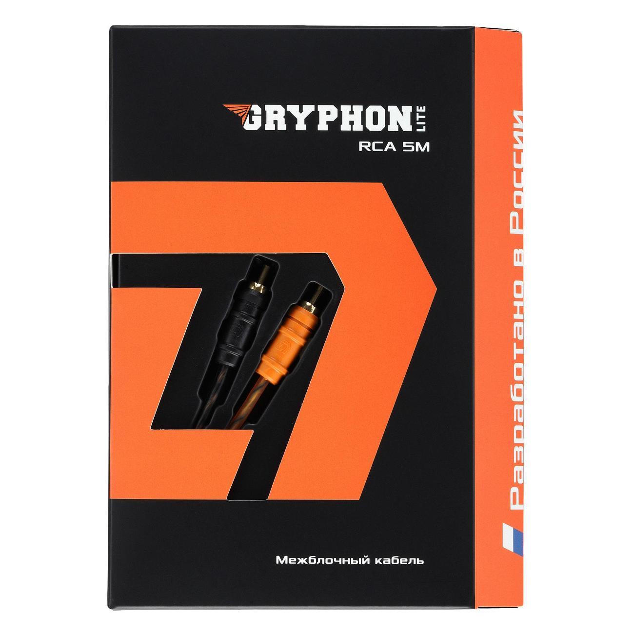Кабель для автоакустики DL Audio Gryphon Lite RCA 5M