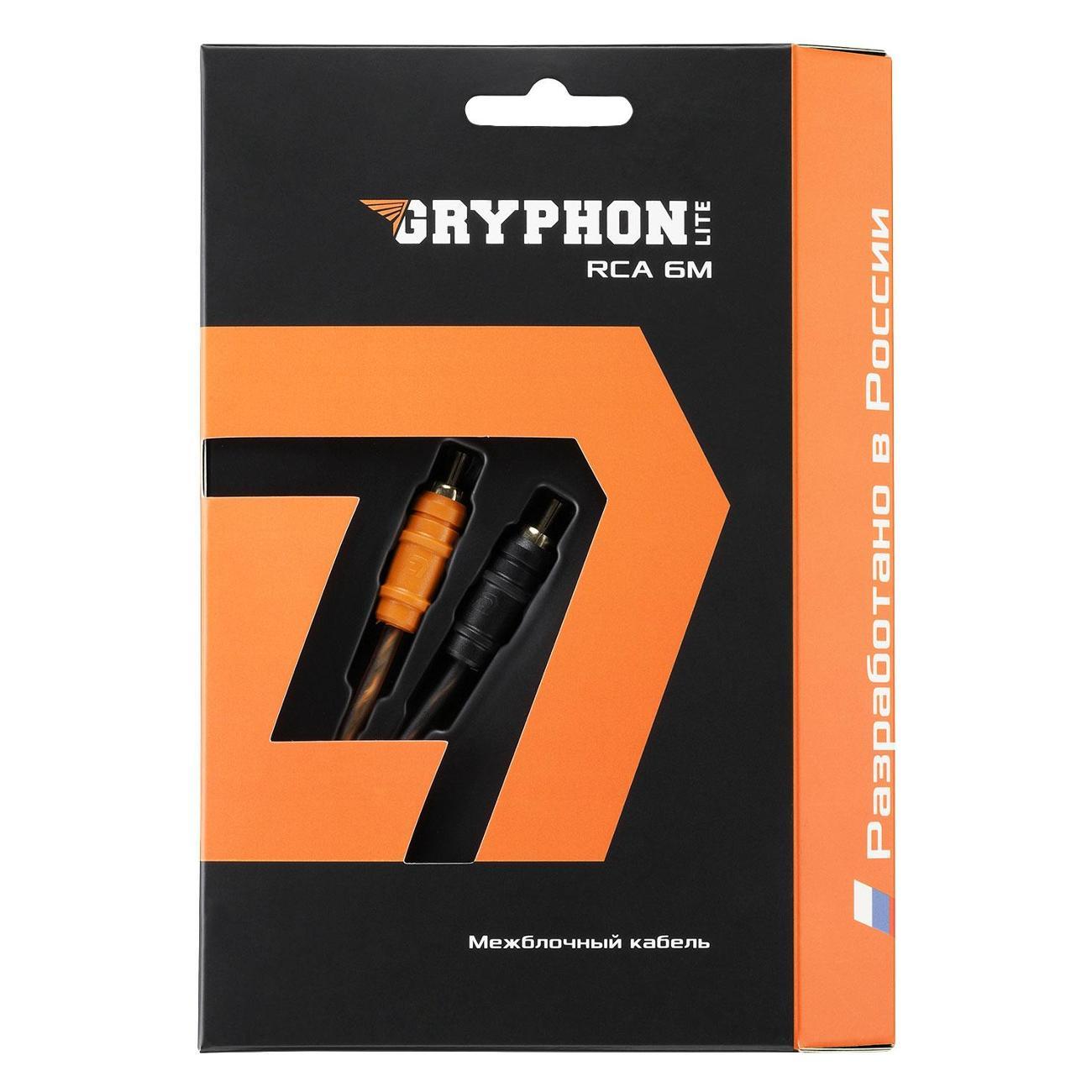 Кабель для автоакустики DL Audio Gryphon Lite RCA 6M