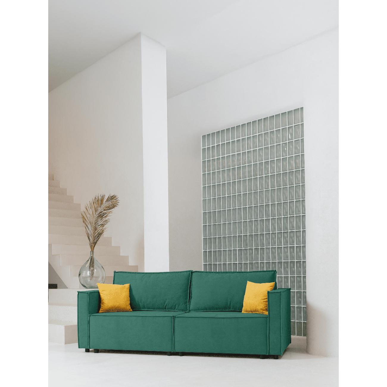 Диван CityHD ПармаПРО зеленый