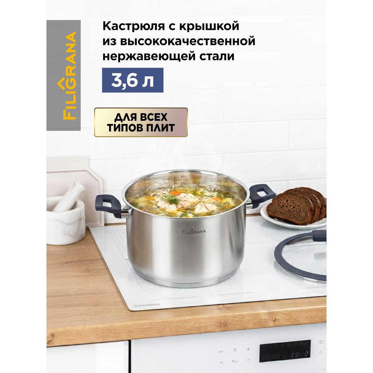 Кастрюля Filigrana FG40STL01CR фото