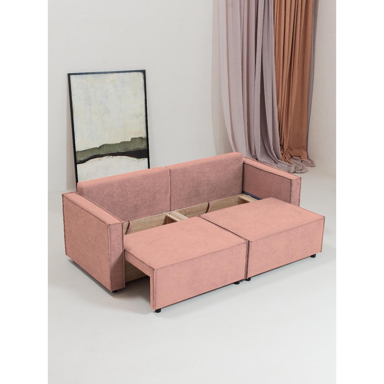 Диван CityHD ПармаПРО розовый