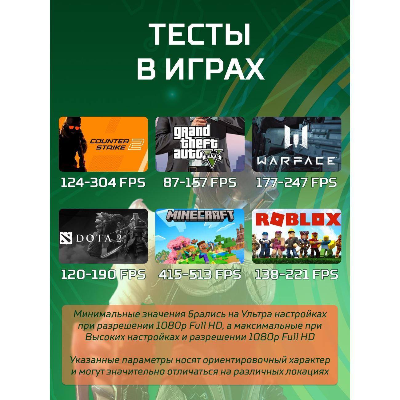 Системный блок БиГ! Комп Black Dragon Core i7 GTX 1660 Super W10 16GB 256GB 70v279.1l