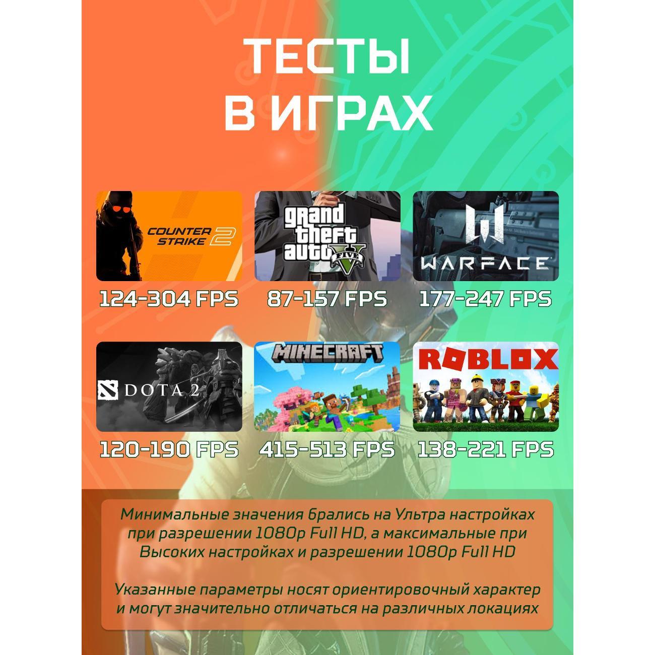 Системный блок БиГ! Комп Black Dragon Core i7 GTX 1660 Super W11 16GB 256GB 70v279.1l