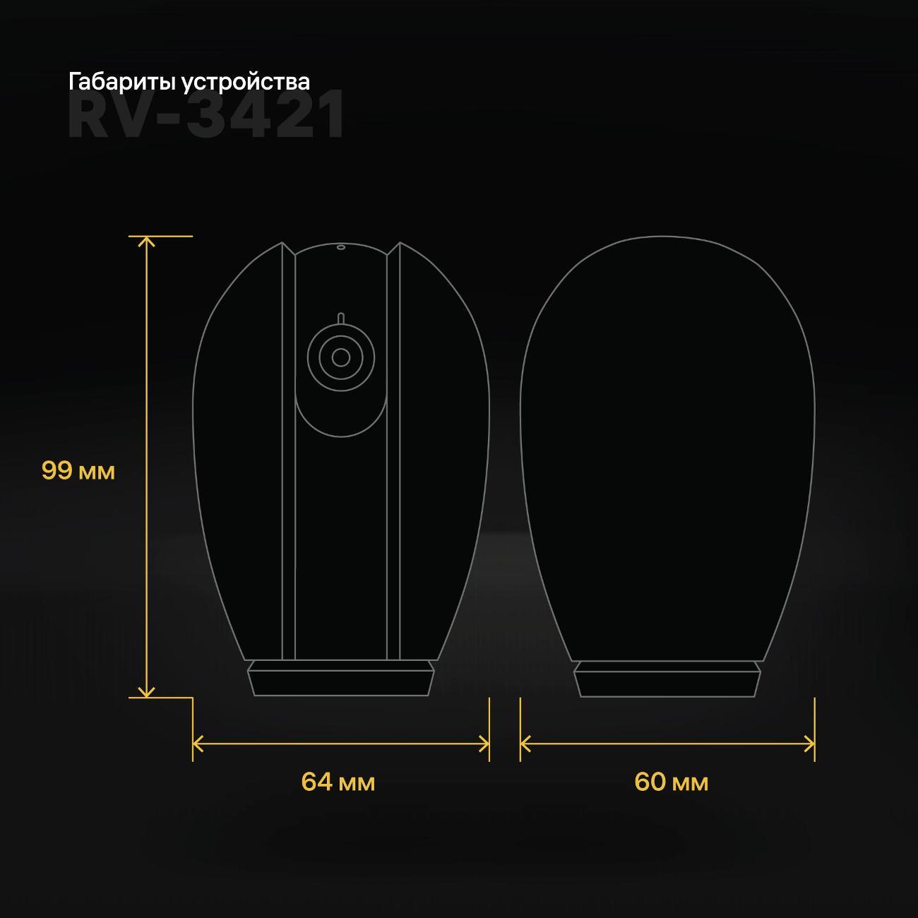 IP-камера Rubetek RV-3421 серая