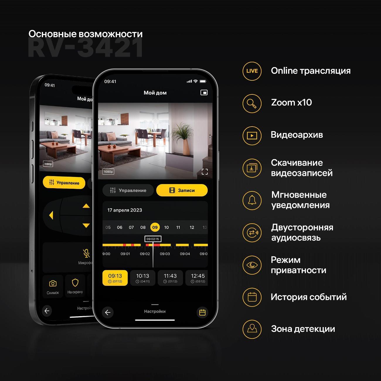 IP-камера Rubetek RV-3421 серая