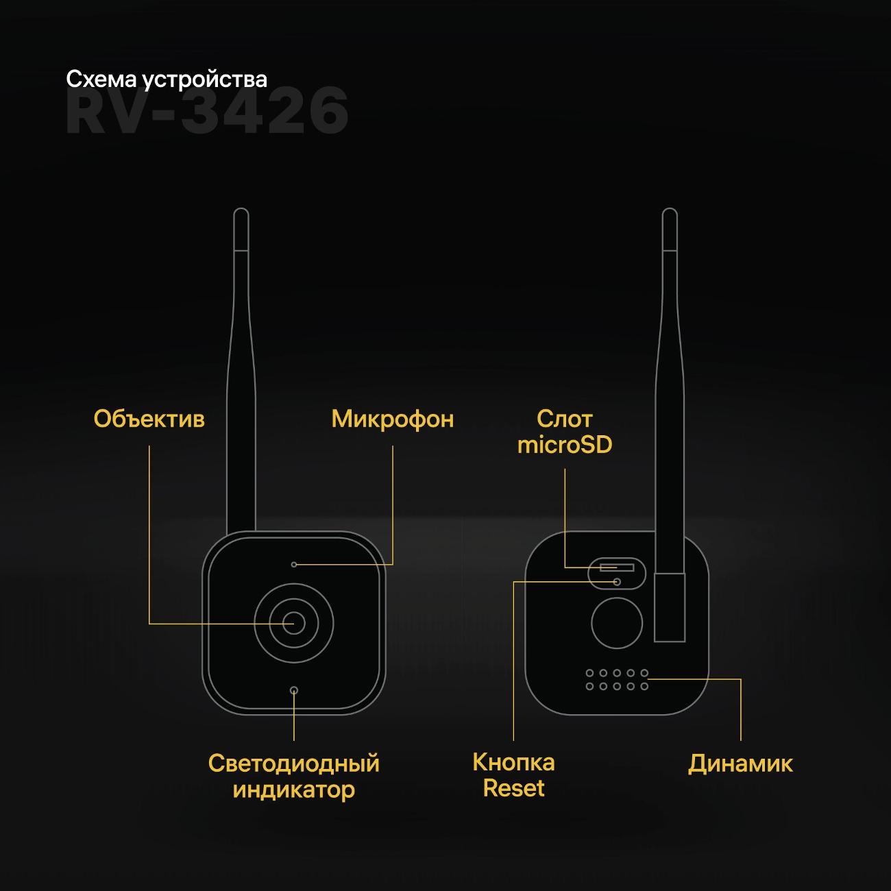 IP-камера Rubetek RV-3426 белая