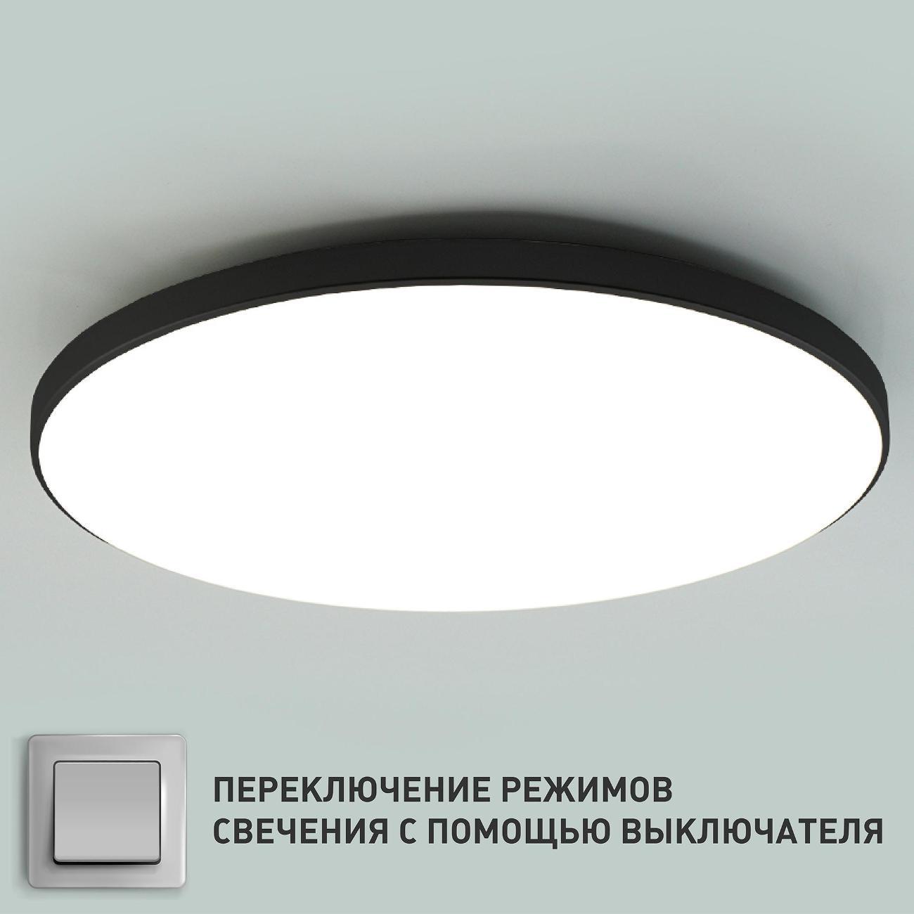 Люстра Estares MOON 50W RON/OFFчерный