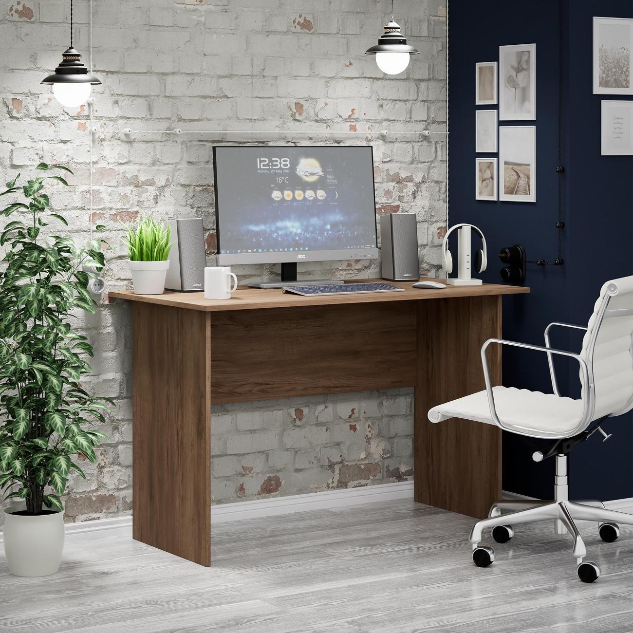 Стол письменный MFMaster Милан-126 дуб крафт табак