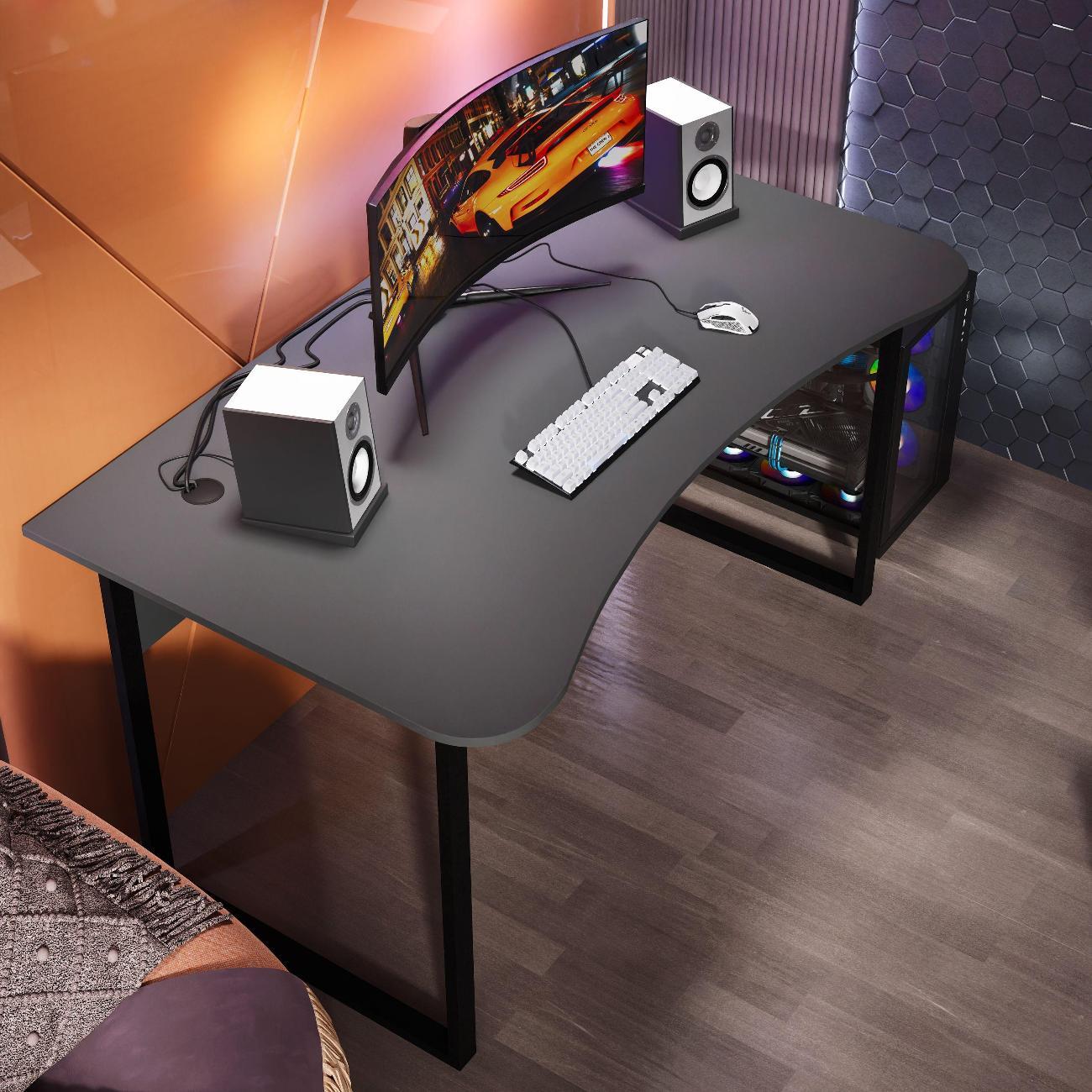 Стол письменный MFMaster Форсаж-14 антрацит