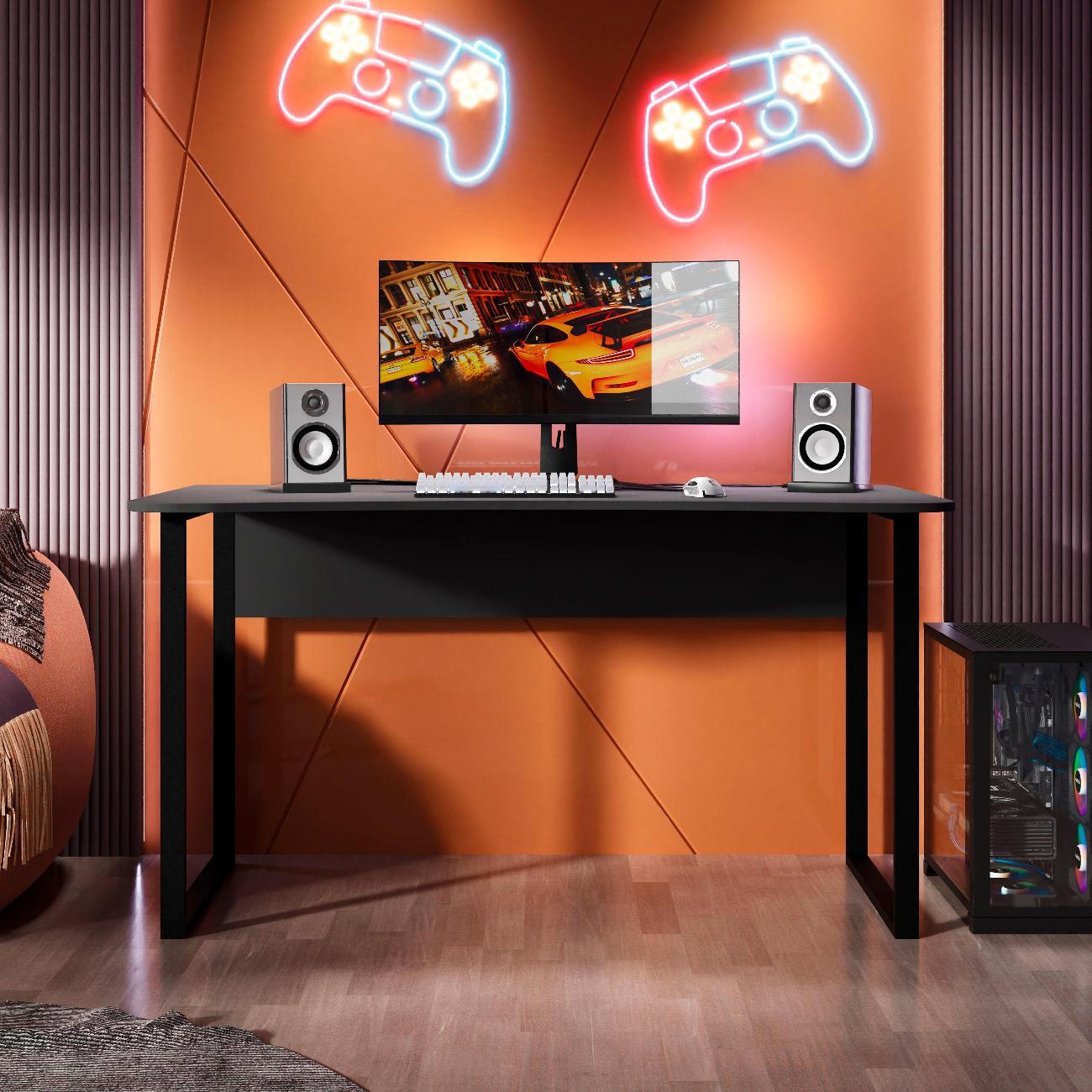 Стол письменный MFMaster Форсаж-14 антрацит