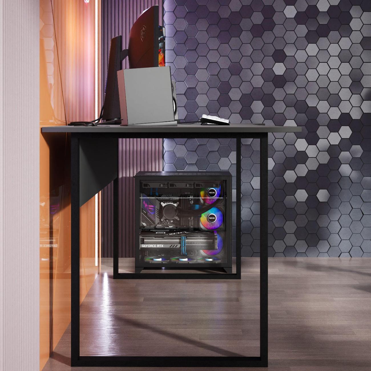 Стол письменный MFMaster Форсаж-14 антрацит