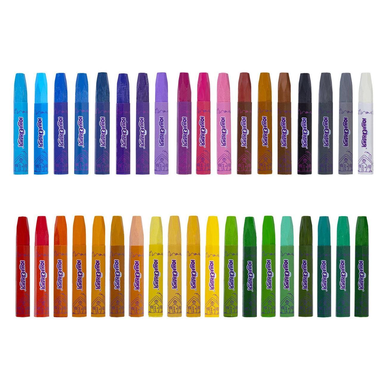 Мел канцелярский Юнландия ДОМИКИ 36цв масляные