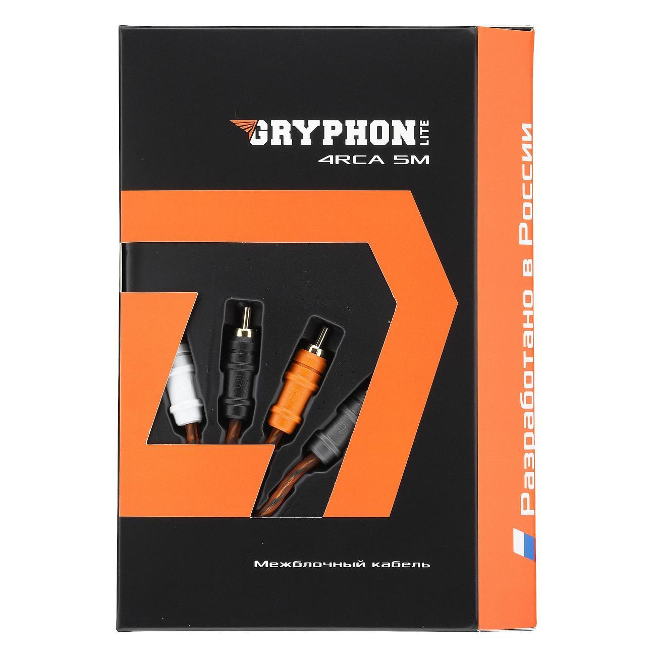 Кабель для автоакустики DL Audio Gryphon Lite 4RCA 5M