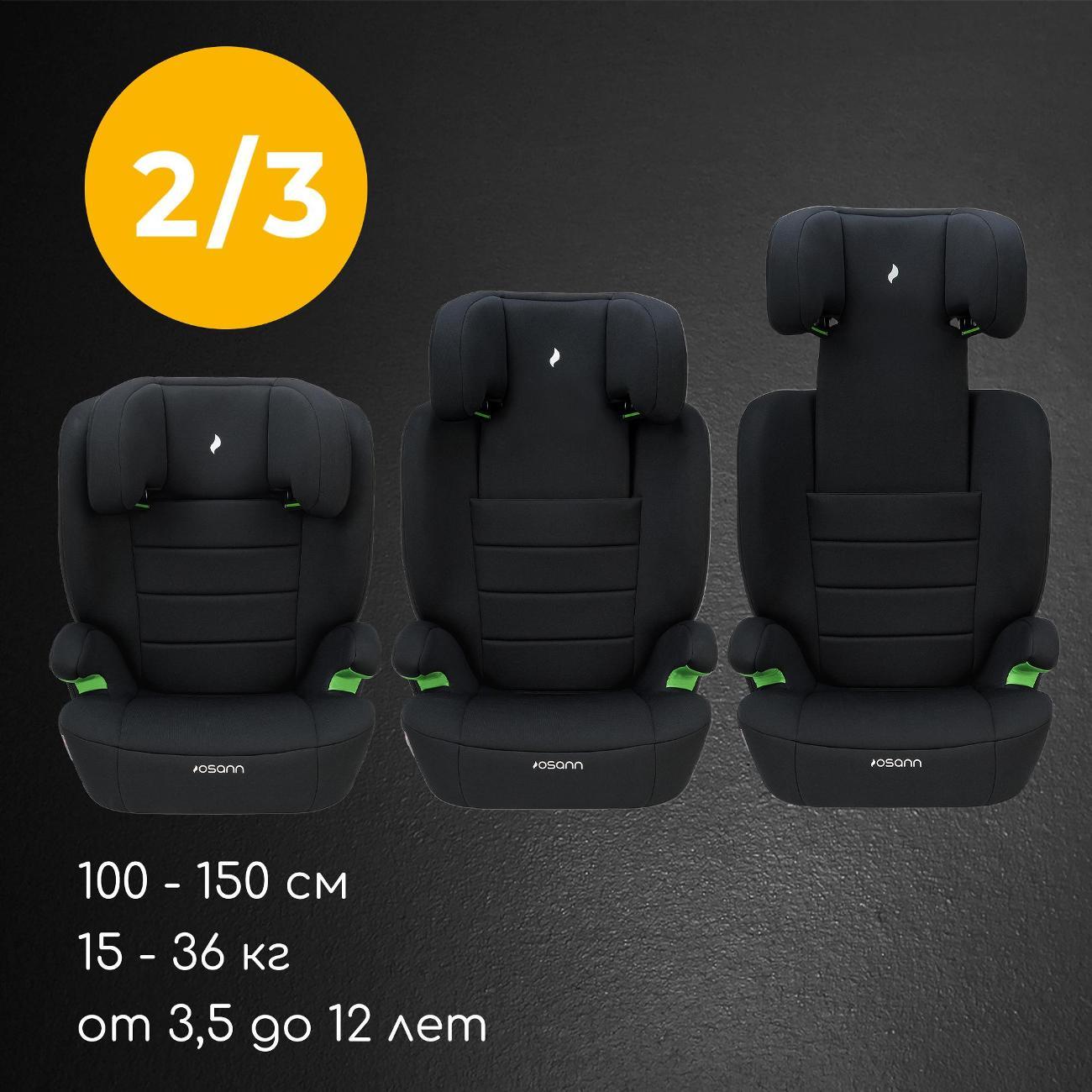 Детское автокресло Osann Musca Isofix Black