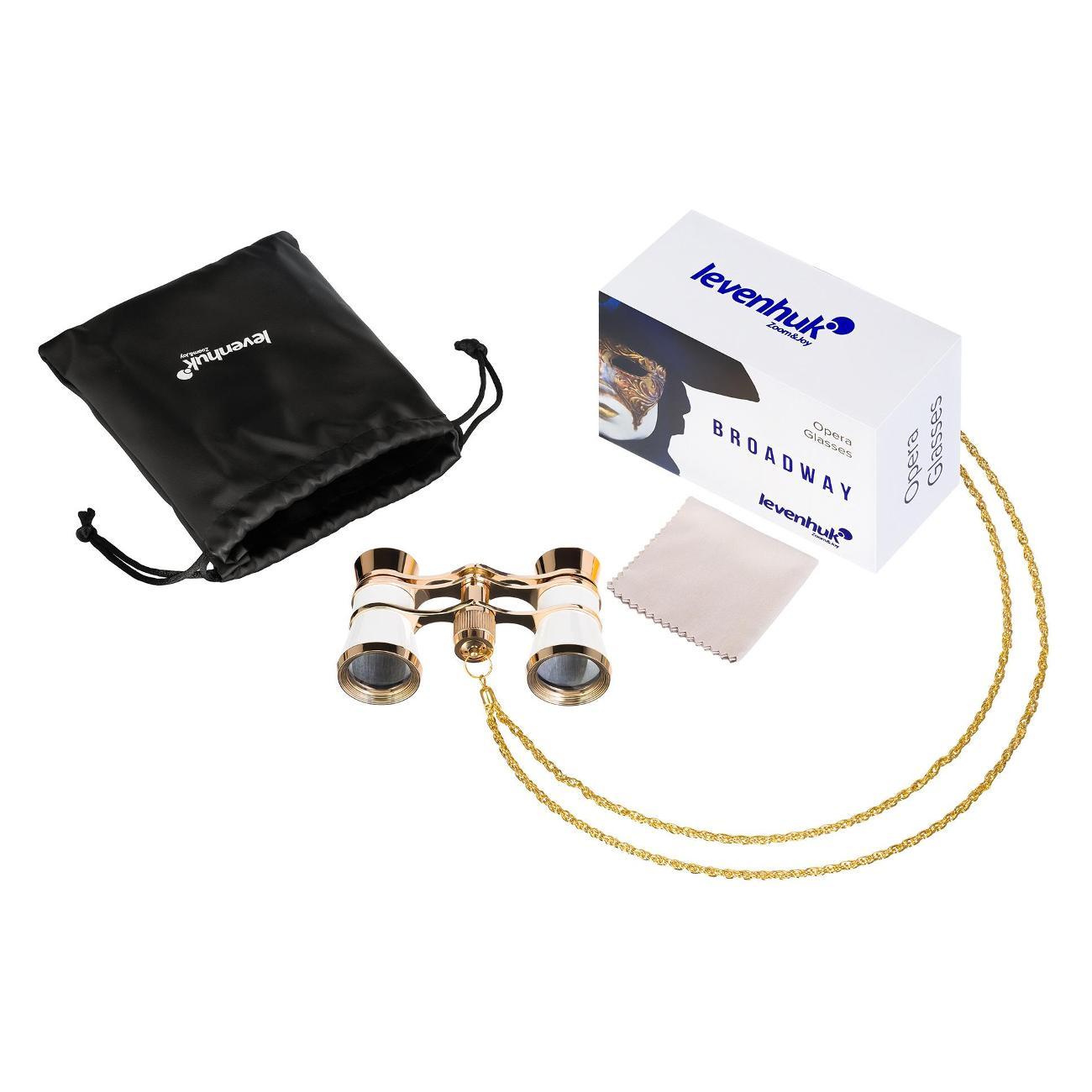 Бинокль Levenhuk Broadway 325B белый