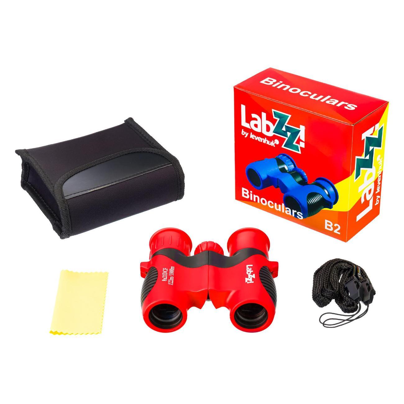 Бинокль Levenhuk LabZZ B2 Red Berry красный