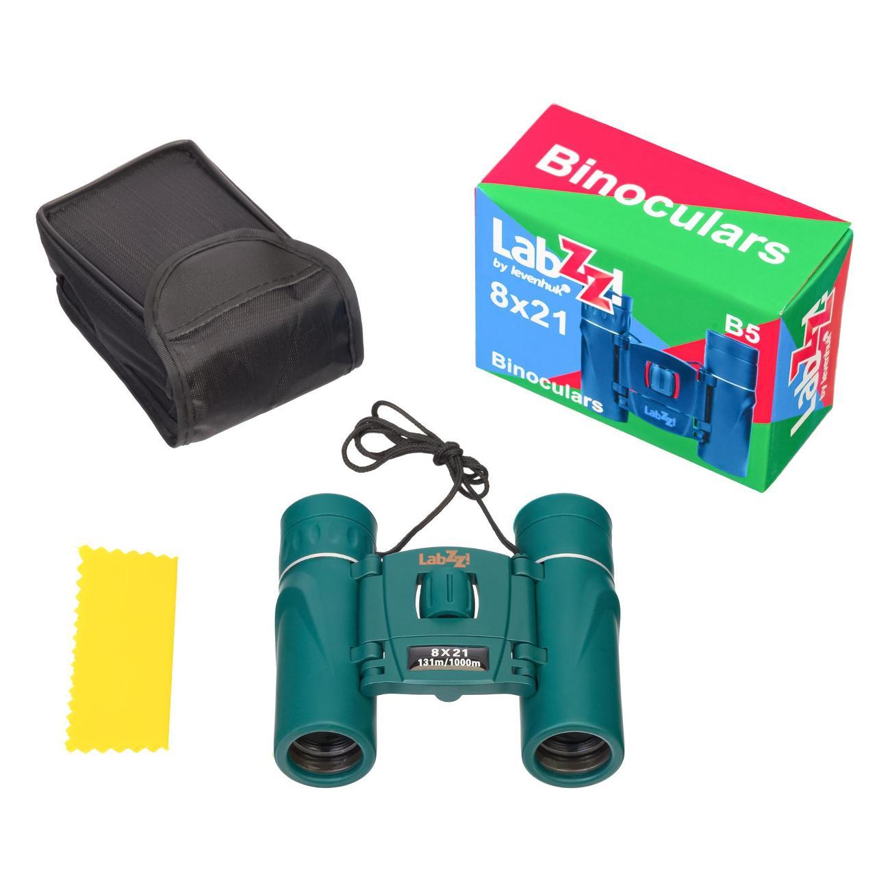 Бинокль Levenhuk LabZZ B5 зеленый