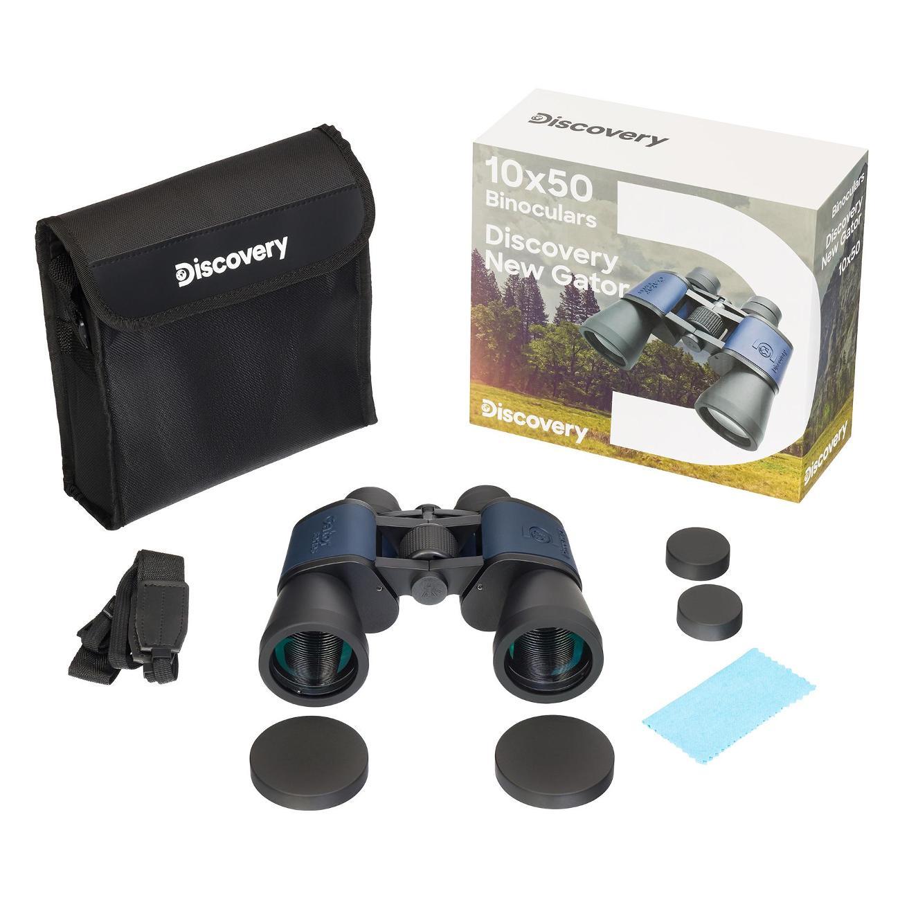 Бинокль Discovery New Gator 10x50 синий