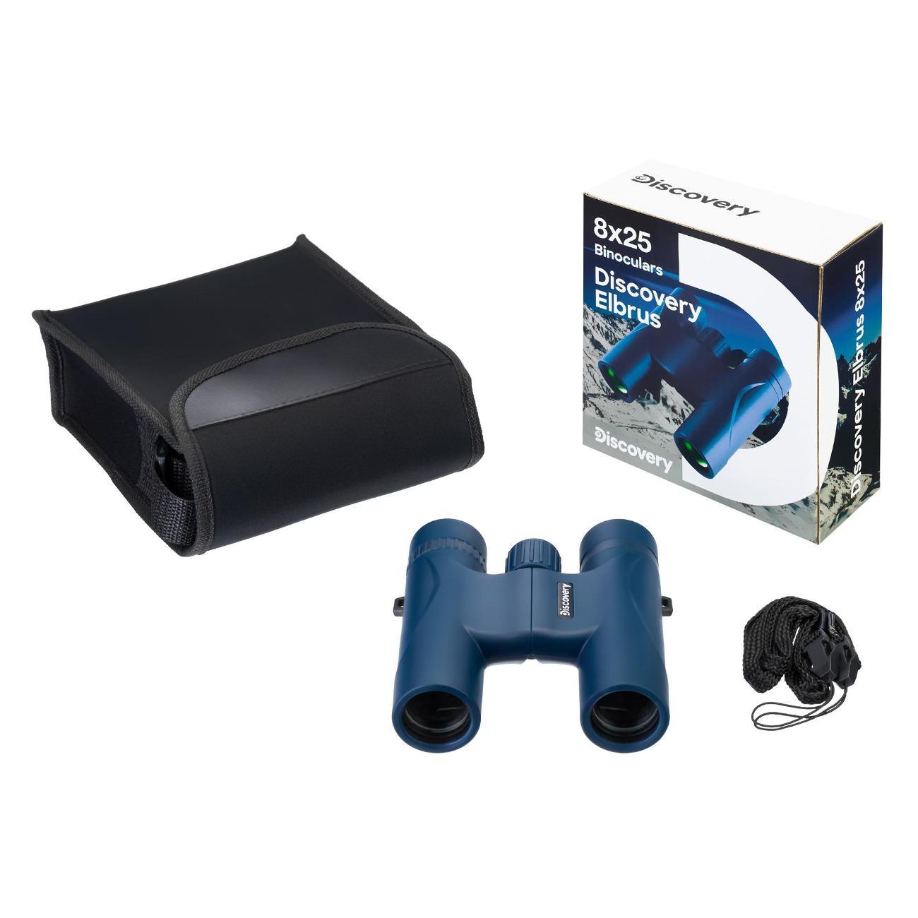 Бинокль Discovery Elbrus 8x25 синий
