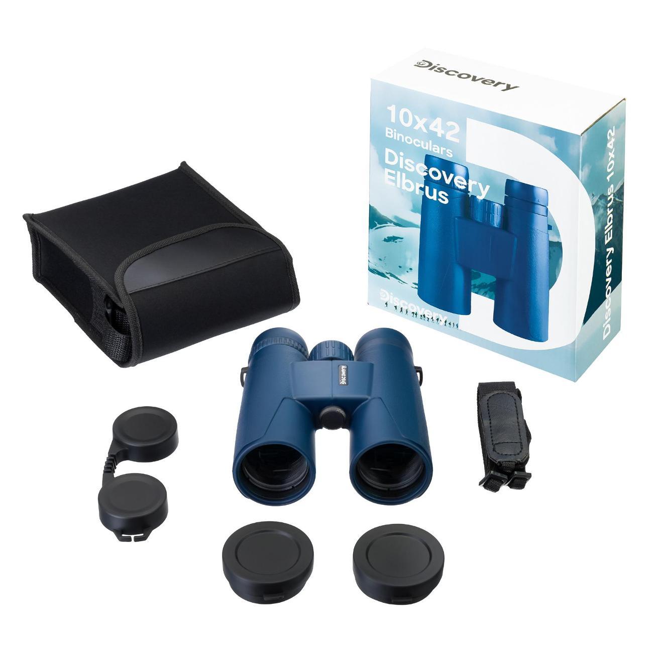 Бинокль Discovery Elbrus 10x42 синий
