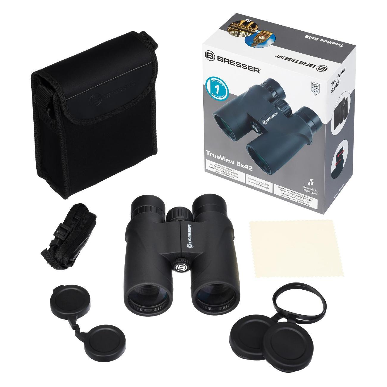 Бинокль BRESSER TrueView 8x42 WP черный